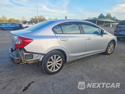 Trzecie zdjęcie samochodu z tyłu: 2012 HONDA CIVIC EX VIN:19XFB2F83CE316615 - miniatura