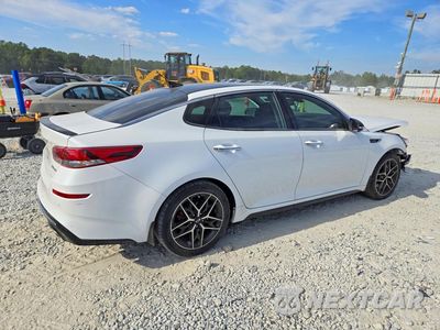 Trzecie zdjęcie samochodu z tyłu: 2020 KIA OPTIMA SX VIN:5XXGW4L24LG394168 - miniatura