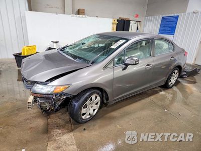 2012 HONDA CIVIC LX 19XFB2F57CE065233 - główne zdjęcie licytacji z USA - miniatura
