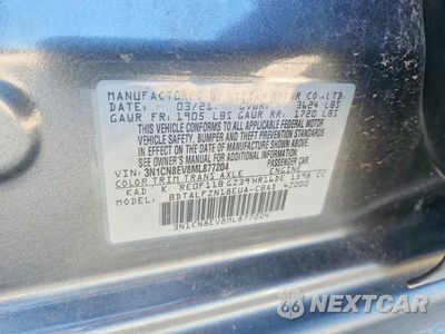 Zdjęcie 12 z 12 samochodu: 2021 NISSAN VERSA SV VIN:3N1CN8EV8ML877204 - miniatura