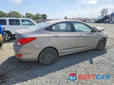Trzecie zdjęcie samochodu z tyłu: 2013 HYUNDAI ACCENT GLS VIN:KMHCT4AE8DU312521 - miniatura