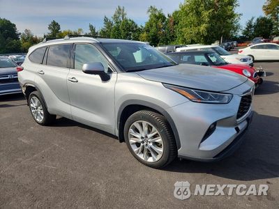 Czwarte zdjęcie samochodu z boku: 2021 TOYOTA HIGHLANDER LIMITED VIN:5TDDZRBH5MS157475 - miniatura