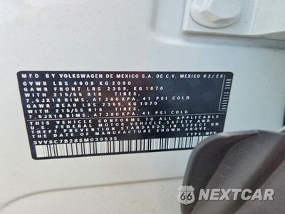 Zdjęcie 14 z 14 samochodu: 2025 VOLKSWAGEN TAOS S VIN:3VV8C7B28SM039535 - miniatura