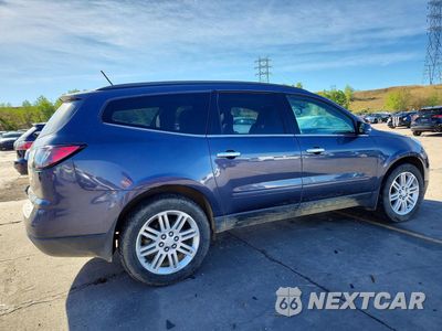 Trzecie zdjęcie samochodu z tyłu: 2014 CHEVROLET TRAVERSE LT VIN:1GNKVGKD2EJ118904 - miniatura