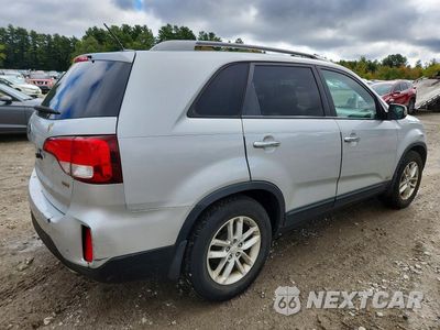 Trzecie zdjęcie samochodu z tyłu: 2014 KIA SORENTO LX VIN:5XYKTDA69EG493382 - miniatura