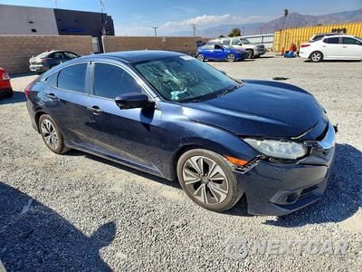 Czwarte zdjęcie samochodu z boku: 2016 HONDA CIVIC EX VIN:19XFC1F38GE218875 - miniatura