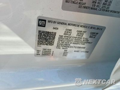 Zdjęcie 12 z 12 samochodu: 2026 GMC SIERRA C1500 SLT VIN:3GTPHDED1TG356449 - miniatura