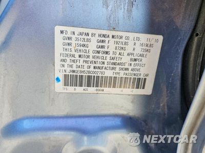 Zdjęcie 12 z 12 samochodu: 2011 HONDA FIT SPORT VIN:JHMGE8H52BC002783 - miniatura