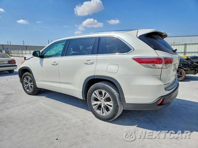 Drugie zdjęcie samochodu z przodu: 2014 TOYOTA HIGHLANDER XLE VIN:5TDKKRFH0ES012321 - miniatura