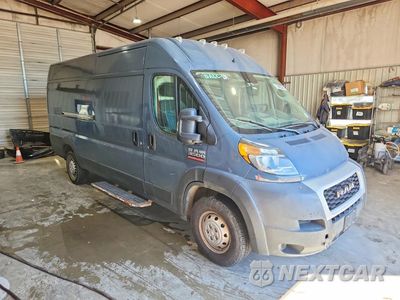 Czwarte zdjęcie samochodu z boku: 2021 RAM PROMASTER 3500 DELIVERY VAN VIN:3C6MRVJGXME587439 - miniatura