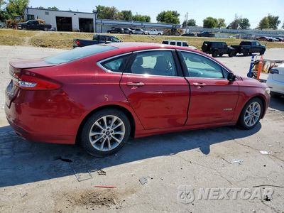 Trzecie zdjęcie samochodu z tyłu: 2017 FORD FUSION SE HYBRID VIN:3FA6P0LU3HR163294 - miniatura