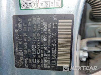 Zdjęcie 13 z 13 samochodu: 2006 HYUNDAI TUCSON GLS VIN:KM8JN12D56U371082 - miniatura