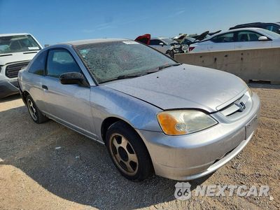 Czwarte zdjęcie samochodu z boku: 2001 HONDA CIVIC HX VIN:1HGEM22781L041512 - miniatura