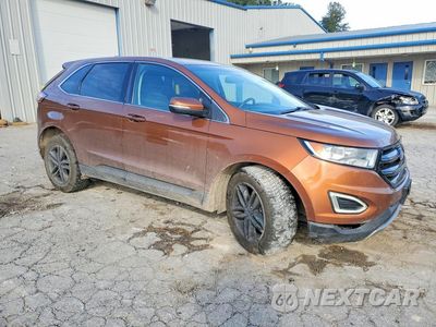 Czwarte zdjęcie samochodu z boku: 2017 FORD EDGE SEL VIN:2FMPK4J94HBC25458 - miniatura