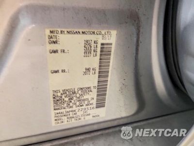 Zdjęcie 12 z 12 samochodu: 2017 NISSAN ALTIMA 2.5 S VIN:1N4AL3AP4HC229516 - miniatura