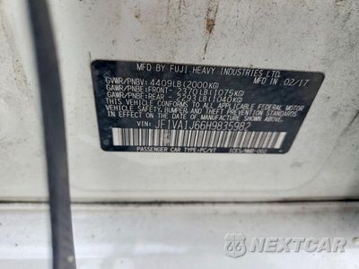 Zdjęcie 12 z 12 samochodu: 2017 SUBARU WRX LIMITED VIN:JF1VA1J66H9835982 - miniatura