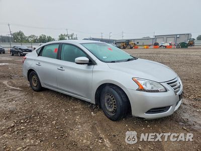 Czwarte zdjęcie samochodu z boku: 2014 NISSAN SENTRA SV VIN:3N1AB7AP7EY234025 - miniatura