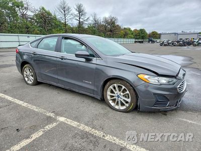 Czwarte zdjęcie samochodu z boku: 2019 FORD FUSION SE VIN:3FA6P0LU5KR157181 - miniatura