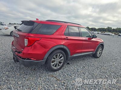 Trzecie zdjęcie samochodu z tyłu: 2020 FORD EXPLORER XLT VIN:1FMSK8DH8LGB01750 - miniatura