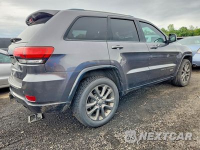 Trzecie zdjęcie samochodu z tyłu: 2016 JEEP GRAND CHEROKEE LIMITED VIN:1C4RJFBG6GC343860 - miniatura