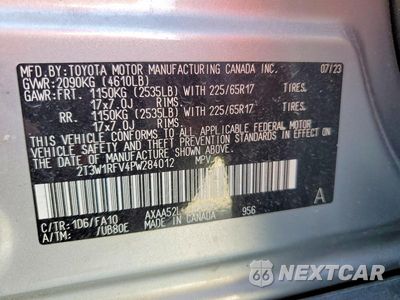 Zdjęcie 13 z 13 samochodu: 2023 TOYOTA RAV4 XLE VIN:2T3W1RFV4PW284012 - miniatura