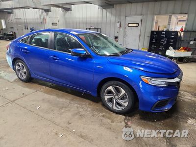 Czwarte zdjęcie samochodu z boku: 2019 HONDA INSIGHT EX VIN:19XZE4F55KE022038 - miniatura