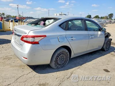 Trzecie zdjęcie samochodu z tyłu: 2014 NISSAN SENTRA SV VIN:3N1AB7AP2EY214460 - miniatura