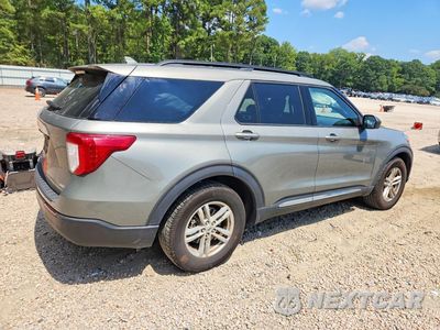 Trzecie zdjęcie samochodu z tyłu: 2020 FORD EXPLORER XLT VIN:1FMSK8DH8LGA57295 - miniatura