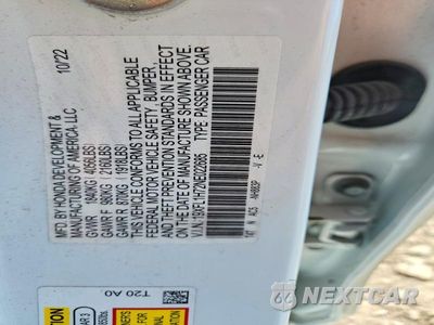 Zdjęcie 12 z 12 samochodu: 2022 HONDA CIVIC EXL VIN:19XFL1H72NE022685 - miniatura