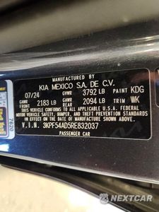 Zdjęcie 12 z 12 samochodu: 2024 KIA FORTE GT LINE VIN:3KPF54AD5RE832037 - miniatura
