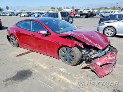 Czwarte zdjęcie samochodu z boku: 2023 TESLA MODEL S VIN:5YJSA1E55PF525924 - miniatura