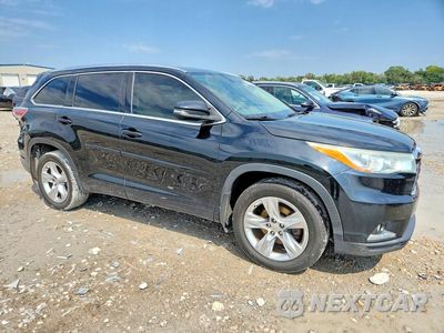 Czwarte zdjęcie samochodu z boku: 2015 TOYOTA HIGHLANDER LIMITED VIN:5TDDKRFH9FS094589 - miniatura