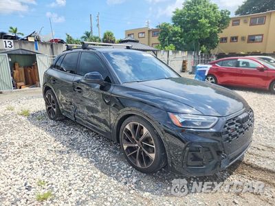 Czwarte zdjęcie samochodu z boku: 2023 AUDI SQ5 PREMIUM PLUS VIN:WA1B4AFY5P2145625 - miniatura