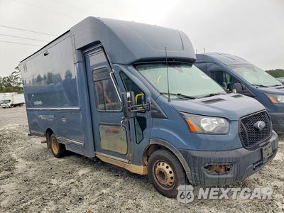 Czwarte zdjęcie samochodu z boku: 2021 FORD TRANSIT DELIVERY TRUCK VIN:1FDDF6P88MKA70611 - miniatura