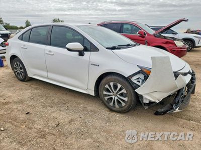 Czwarte zdjęcie samochodu z boku: 2021 TOYOTA COROLLA LE VIN:JTDEAMDE2MJ000856 - miniatura