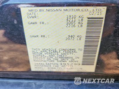 Zdjęcie 12 z 12 samochodu: 2015 NISSAN ALTIMA 2.5 SL VIN:1N4AL3AP5FN395299 - miniatura