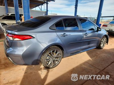 Trzecie zdjęcie samochodu z tyłu: 2022 TOYOTA COROLLA SE VIN:5YFS4MCE7NP103523 - miniatura