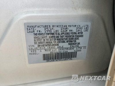Zdjęcie 13 z 13 samochodu: 2014 NISSAN SENTRA SV VIN:3N1AB7AP5EL685936 - miniatura