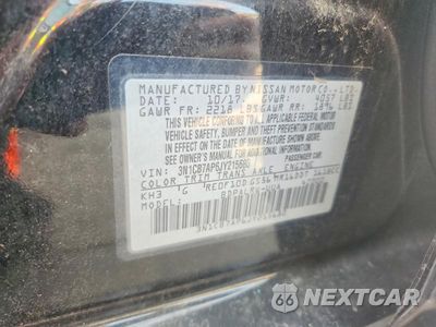 Zdjęcie 13 z 13 samochodu: 2018 NISSAN SENTRA SR TURBO VIN:3N1CB7AP6JY215680 - miniatura