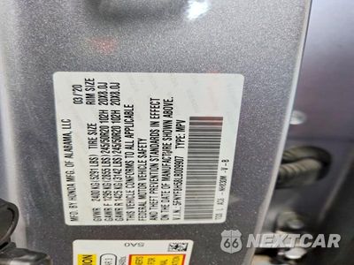 Zdjęcie 13 z 13 samochodu: 2020 HONDA PASSPORT EXL VIN:5FNYF8H58LB009907 - miniatura