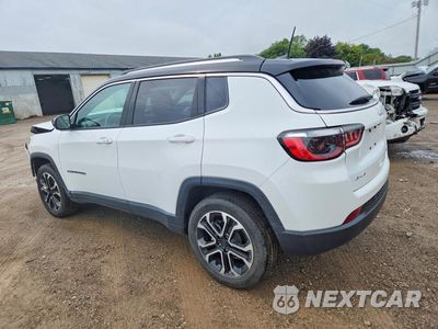 Drugie zdjęcie samochodu z przodu: 2022 JEEP COMPASS LIMITED VIN:3C4NJDCB6NT190744 - miniatura