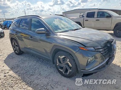 Czwarte zdjęcie samochodu z boku: 2023 HYUNDAI TUCSON SEL VIN:5NMJF3AE7PH205095 - miniatura