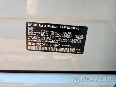 Zdjęcie 13 z 13 samochodu: 2022 BMW X7 M50I VIN:5UXCX6C03N9N09542 - miniatura