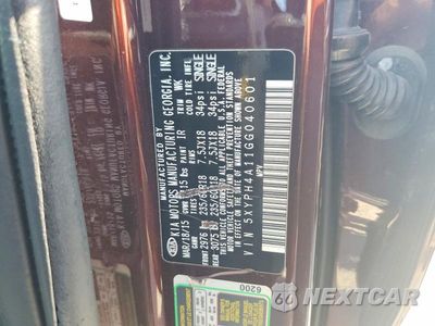Zdjęcie 12 z 12 samochodu: 2016 KIA SORENTO EX VIN:5XYPH4A11GG040601 - miniatura