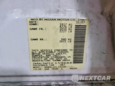 Zdjęcie 13 z 13 samochodu: 2018 NISSAN ALTIMA 2.5 S VIN:1N4AL3AP3JC159688 - miniatura