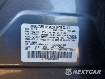 Zdjęcie 12 z 12 samochodu: 2015 INFINITI Q50 BASE VIN:JN1BV7AR3FM411025 - miniatura