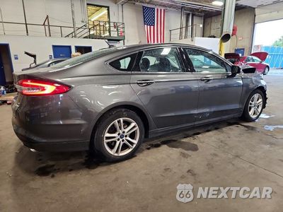 Trzecie zdjęcie samochodu z tyłu: 2018 FORD FUSION SE VIN:3FA6P0HD6JR211529 - miniatura