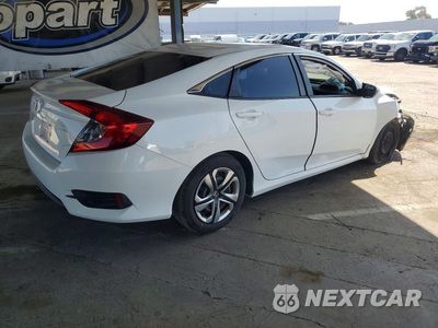 Trzecie zdjęcie samochodu z tyłu: 2018 HONDA CIVIC LX VIN:2HGFC2F50JH553150 - miniatura