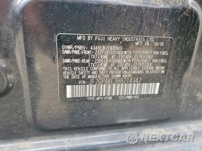 Zdjęcie 12 z 12 samochodu: 2017 SUBARU CROSSTREK LIMITED VIN:JF2GPAKC3H8214342 - miniatura