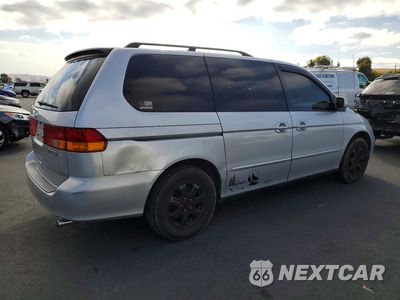 Trzecie zdjęcie samochodu z tyłu: 2002 HONDA ODYSSEY EXL VIN:5FNRL18932B032985 - miniatura